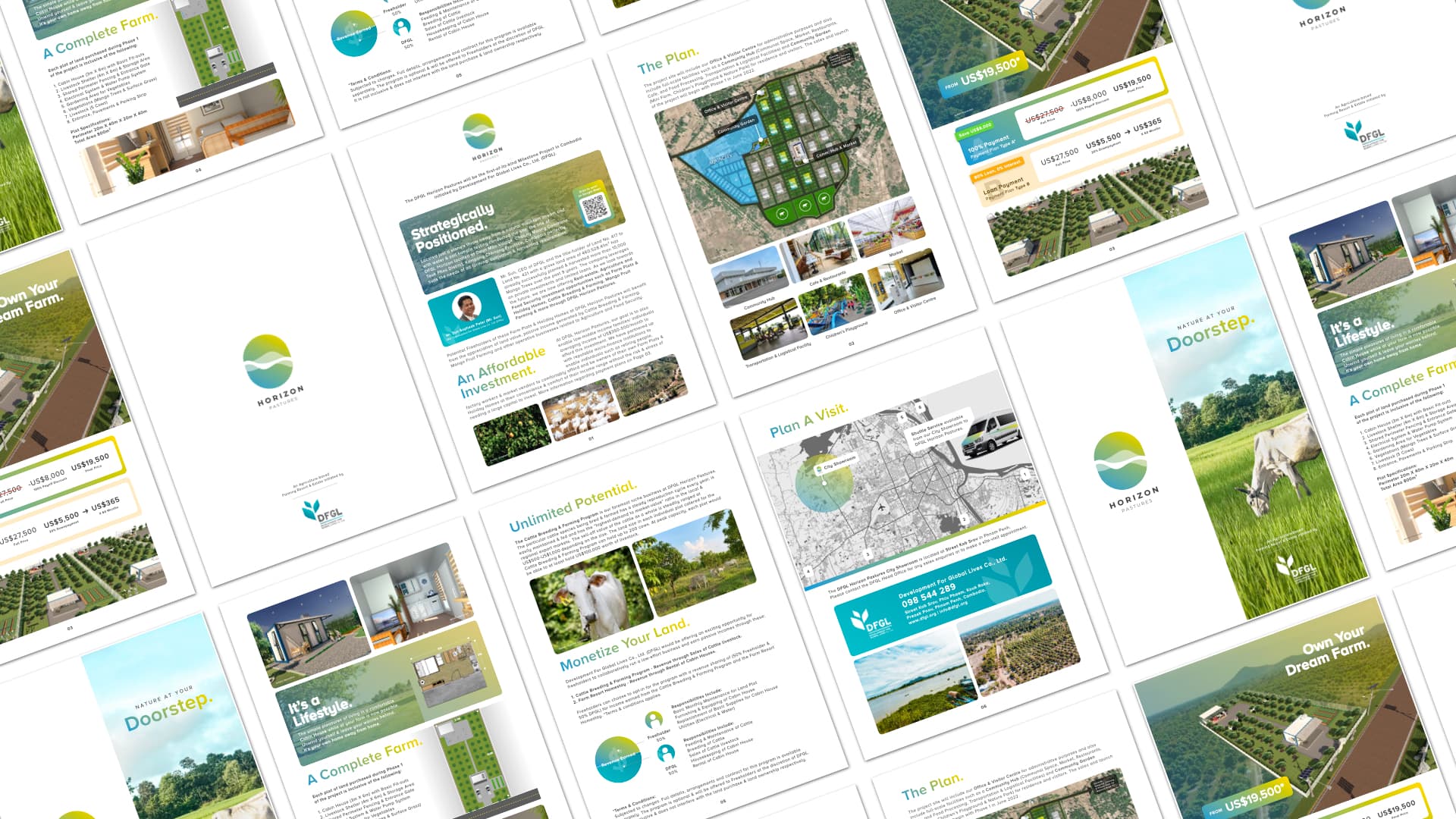 Logo, Branding & Corporate Materials | Horizon Pastures