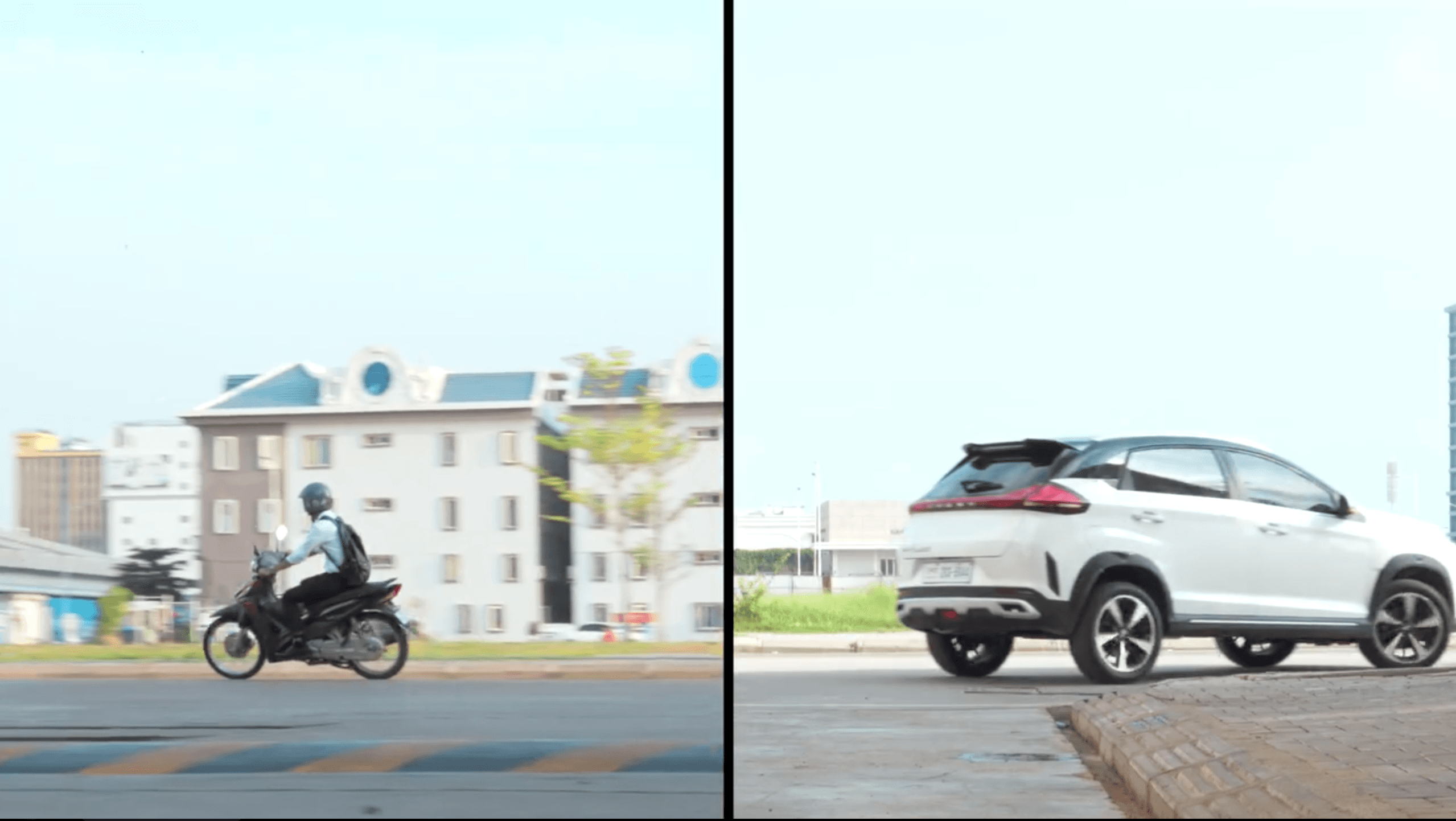 Moto vs Chery Tiggo 2 Pro Max
